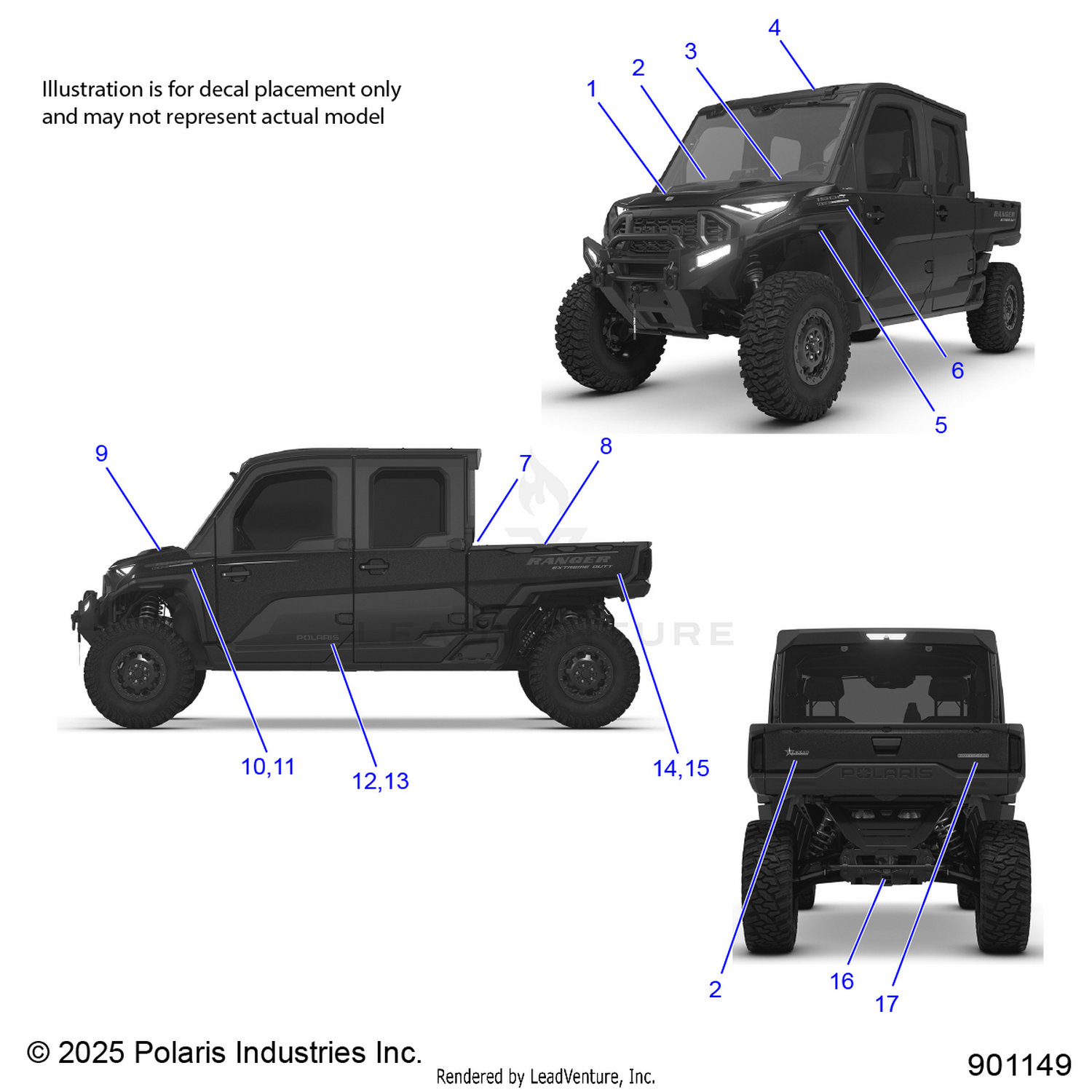 BODY, DECALS - R26X6T1RBL (901149)