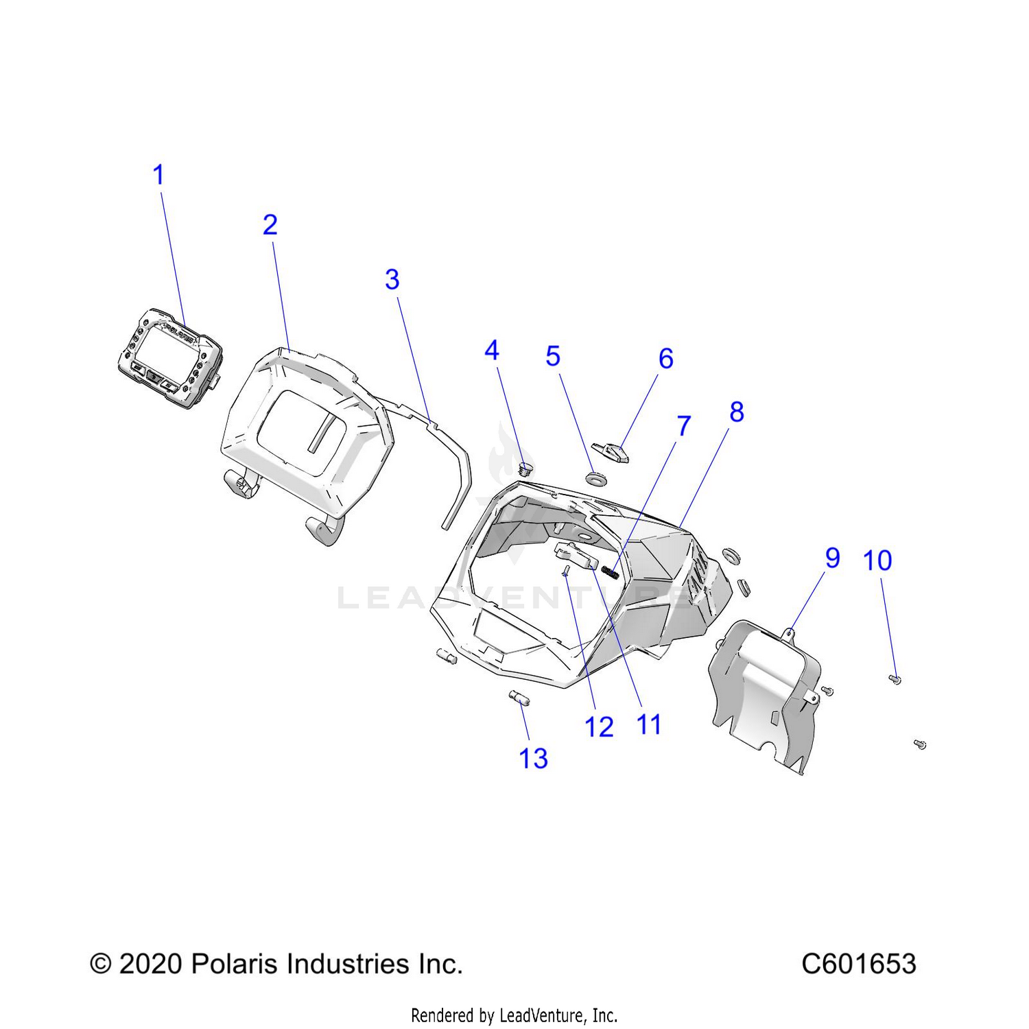 BODY, HOOD CAP ASM. - S22TLP6RS ALL OPTIONS (C601653)