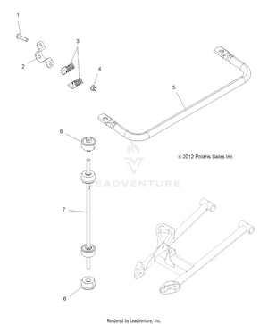 Suspension, Stabilizer Bar - A12zn8efk/efo (49atvstabilizer10spxp550) Schematic