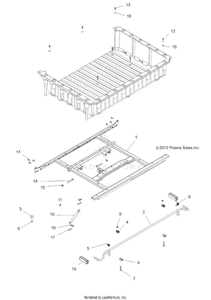 Body, Box Mounting And Latch - All Options (49rgrboxmounting13900xp) Schematic