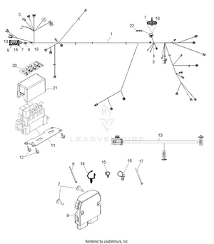 Electrical, Wire Harness, Eps - R11vh76/vy76 All Options (49rgrharness11rzreps) Schematic