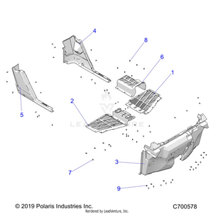 Body, Floor And Rocker - R24taa99a1/b1 Tae/a1/b1/ad/bd/am/bm/a9/b9 (c700578) Schematic
