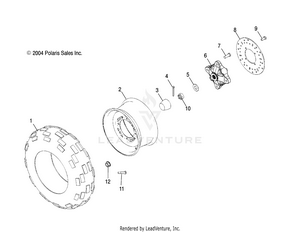 Front Wheel - A05jd32aa (4994169416b14) Schematic