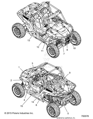 Body, Decals - Z16vde99fm/nm (700578) Schematic
