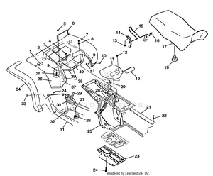 Rear Cab And Seat - W98ca28c (4945364536a007) Schematic