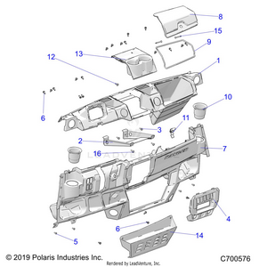 Body, Dash - R22t6a99a1/b1 (c700576) Schematic