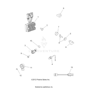 Electrical, Switches, Sensors And Ecm - A14mb46th (49atvelect12400) Schematic