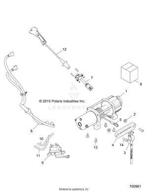 Winch - R16rtm87al/bl (700961) Schematic
