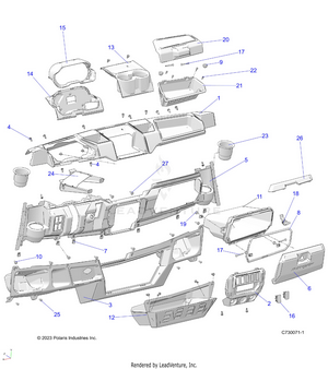 Body, Dash - R24rsu99aj/ak/az/a9/bj/bk/bz/b9 (c730071-1) Schematic