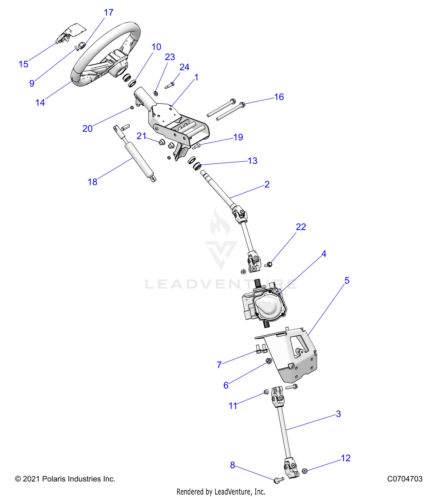 STEERING, STEERING ASM. - Z26NEE99C4 (C0704703)