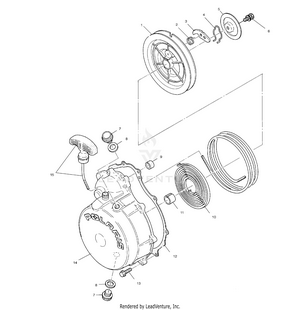 Recoil Starter - A01aa32aa (4963816381c013) Schematic