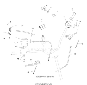 Steering, Controls And Indicator - A10gj52aa (49atvcontrols09out450) Schematic
