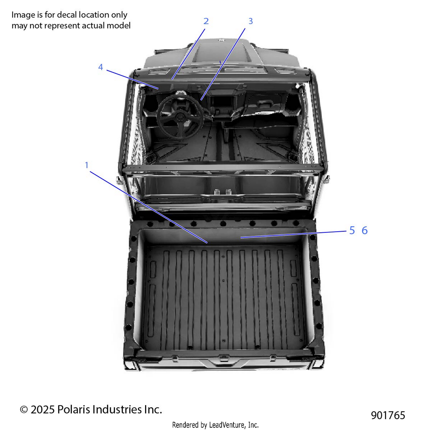 BODY, DECALS, GENERAL - R26MAE57D5 (901765)