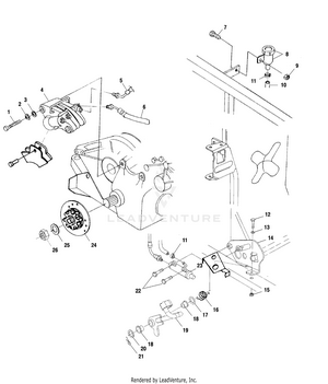 Rear Brake/foot Pedal - A10ch46ca (4964376437c007) Schematic
