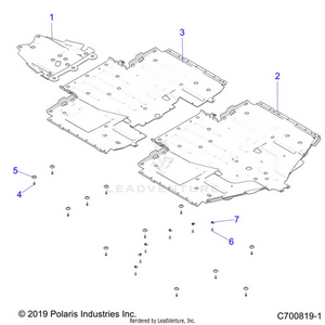 Chassis, Skid Plates - G23gmk99a/99b (c700819-1) Schematic