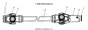 Prop Shaft, Front - A06mh68aa/ad/af (4999200179920017b10) Schematic