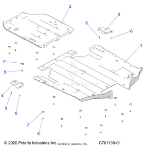 Chassis, Skid Plates - Z22gae92aj/bj/gak92ap/bp/gav92ap/bp (c701138-01) Schematic