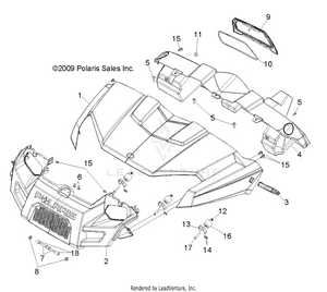 Body, Hood, Dash And Grill - R12wh50ag/ah/ak/ar (49rgrhood11500crew) Schematic