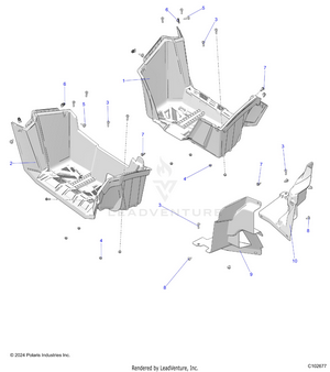Body, Footwells - A25shy57al/an (c102677) Schematic