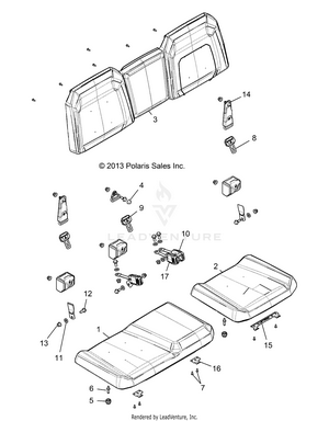 Body, Seat - All Options (49rgrseat14900xp) Schematic