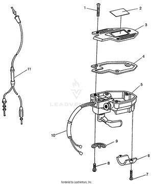 Controls - Throttle Asm./cable Xpress 300 W97ca28c And  Xpress 400l W97ca38 (4939603960b014) Schematic