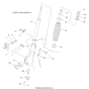 Suspension, Front Strut - A09cl76aa (49atvstrut08sp500) Schematic