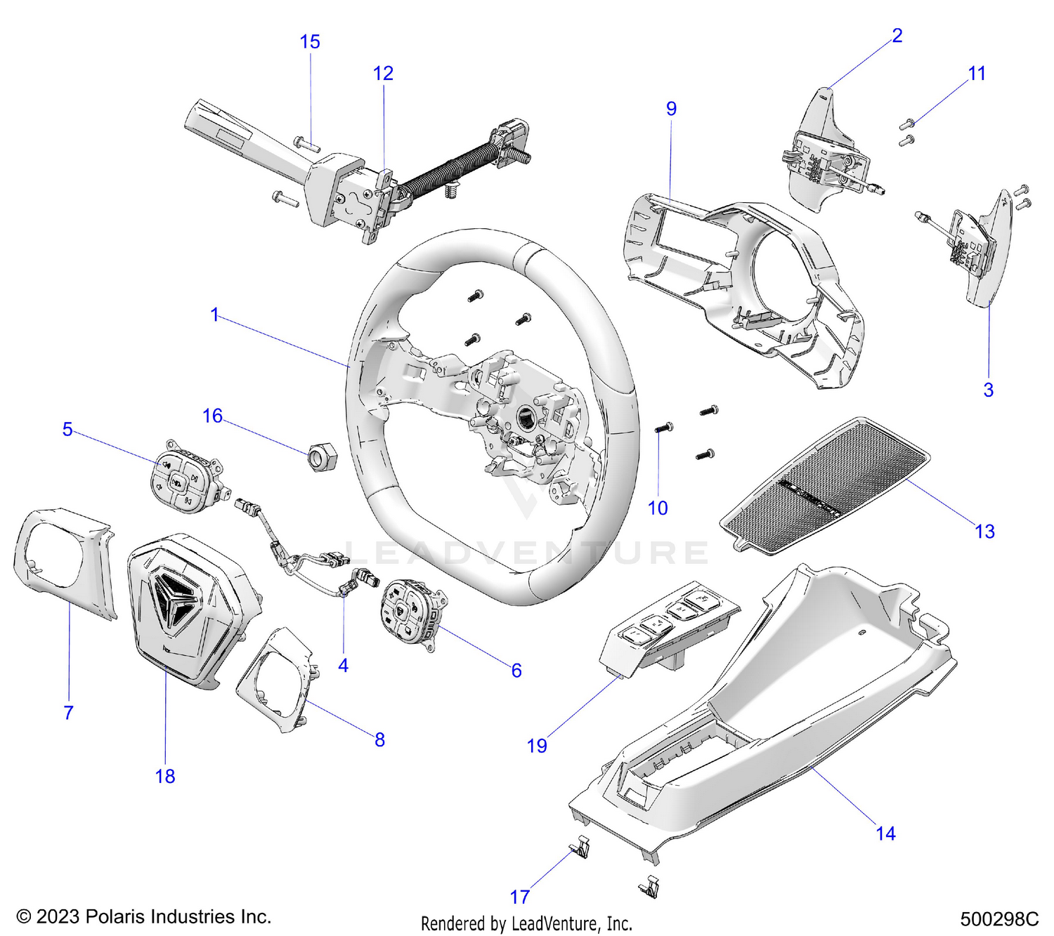 CONTROLS, HAND CONTROLS AUTO - T26AARHB (500298C)