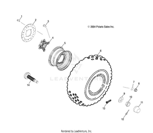 Front Wheel - R05rb50aa/rd50aa/ab/ac/ad/rf50aa/ab (4995359535c05) Schematic