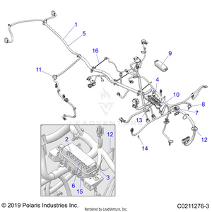 Electrical, Main Wire Harness - A20sea50a1/a5/ca1/ca5 (c0211276-3) Schematic