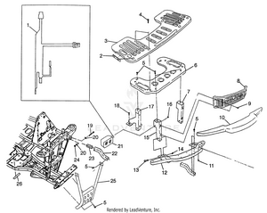 Front Rack And Bumper Mounting (300) Xpress 300 W97ca28c (4939603960a009) Schematic