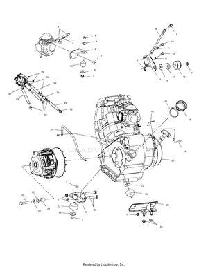 Engine Mounting - A02ca32aa/ab (4969816981a07) Schematic