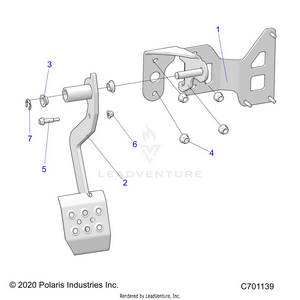 Brakes, Pedal - R22t6a99a1/b1 (c701139) Schematic