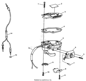 Controls - Throttle Asm./cable - A99bg38ca (4949664966b011) Schematic