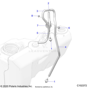 Fuel System, Fuel Tank Venting - A22sva85a3 (c102372) Schematic