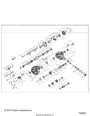 Drive Train, Main Gearcase Internals -z16vde99fm (700583) Schematic