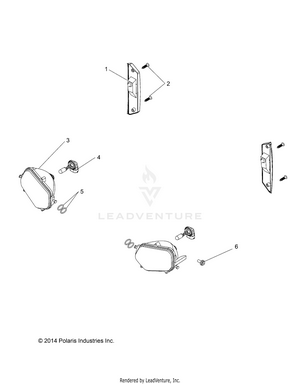 Electrical, Headlights, Taillights And Bulbs - R15rma57fa (49rgrtaillamps15570) Schematic