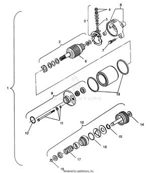 Starting Motor Magnum 6x6 W968744 And Magnum 6x6 Swedish S968744 (4936073607e004) Schematic