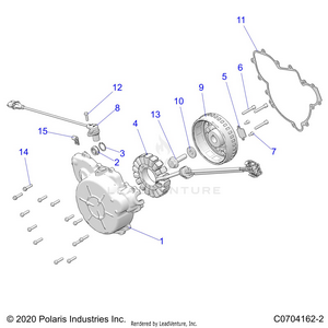 Engine, Stator And Flywheel - Z22nar99af/bf (c0704162-2) Schematic