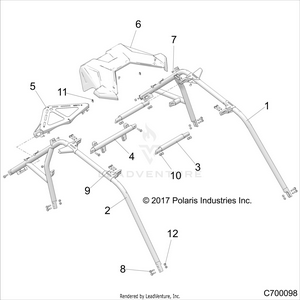 Chassis, Cab Frame - Z19vge99ak/aw/bk/bw (c700098) Schematic