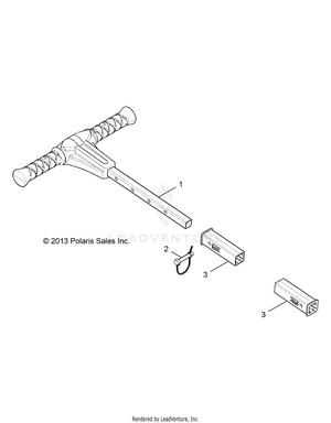 Body, Grab Bar, Passenger - Z15vde99fv (49rgrgrabbar14rzr1000) Schematic