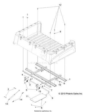Body, Box Mounting - R12rh45ag/ah/ar (49rgrboxmounting11500crew) Schematic