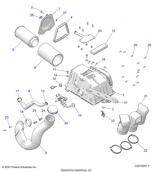 Engine, Air Intake - A22sxn85a4 (c0210291-1) Schematic