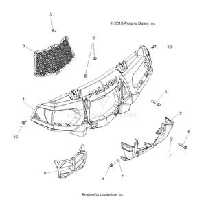 Body, Front Bumper And Mounting - A12tn55aa/az (49atvbumper11spxp850) Schematic