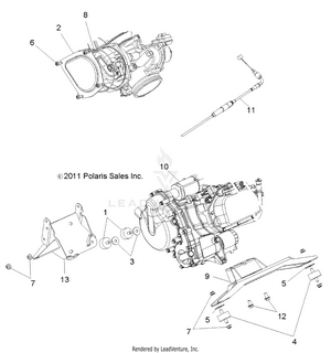 Engine, Mounting - R12wh76ag/ar/eah/eav/eaw (49rgrenginemtg12crew) Schematic