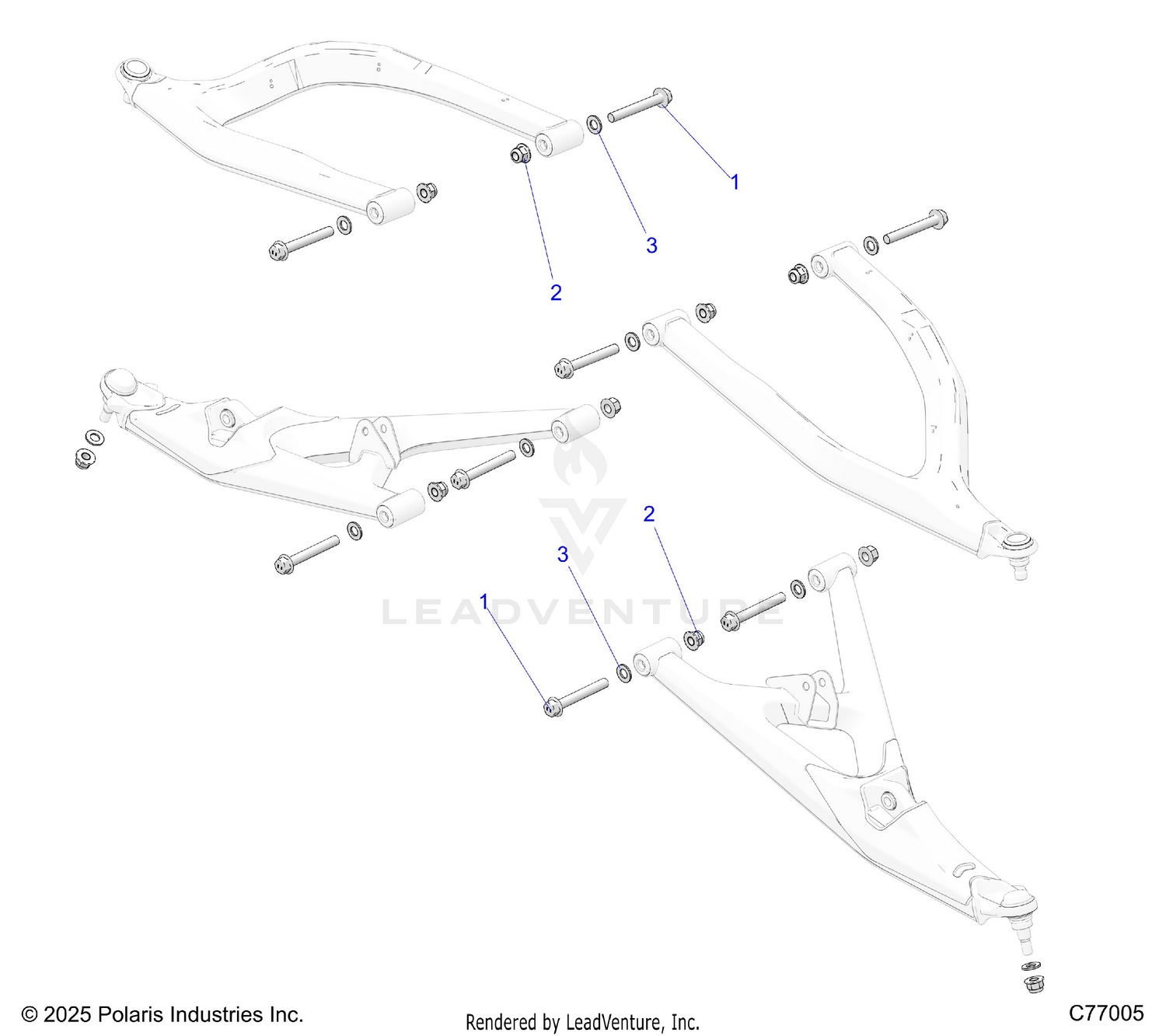 SUSPENSION, FRONT CONTROL ARMS MOUNTING - Z26RRL2KAL (C77005)
