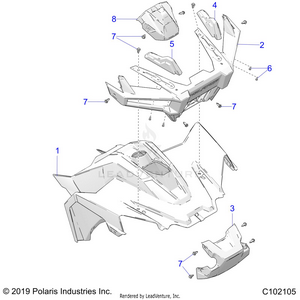Body, Front - A21hbb07a3/a7/b3/b7 (c102105) Schematic