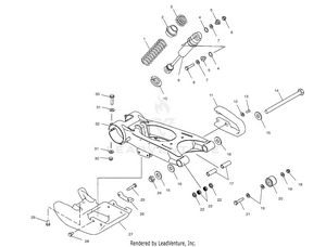 Swing Arm And Rear Shock - A03gj50aa/ab (4975767576b06) Schematic