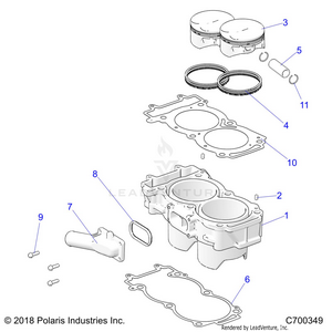 Engine, Cylinder And Piston - R22t6a99a1/b1 (c700349) Schematic