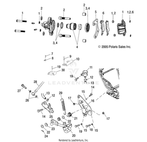 Rear Brake - A05cd32aa/ab/ac (4999201699920169a11) Schematic