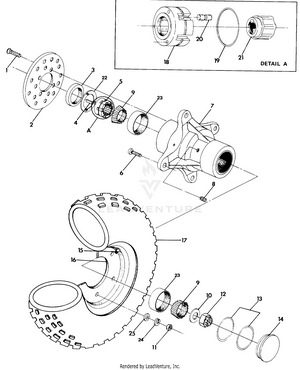 Front Wheel Assembly (4918541854021a) Schematic